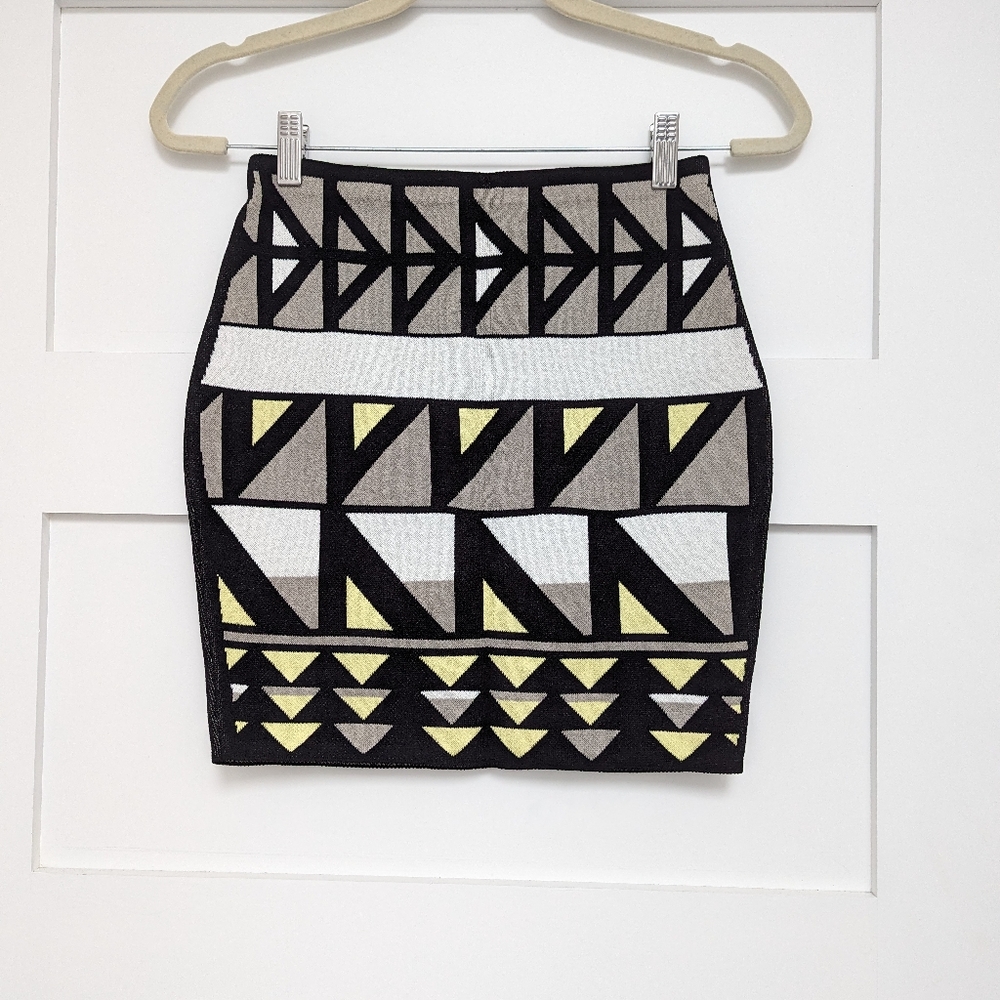 Rachel Roy Aztec Print Skirt